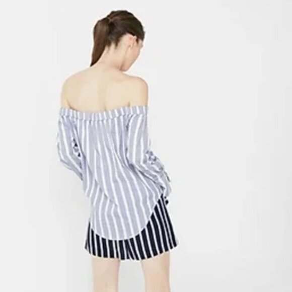 Mango Long Sleeve Tie Front Blouse - Picture 2 of 5